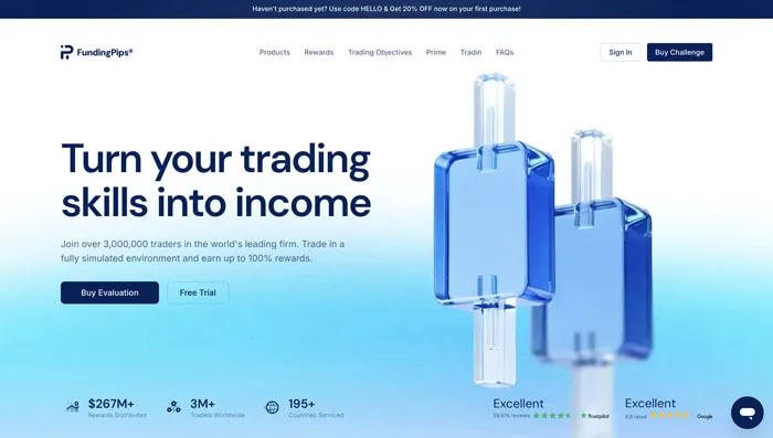 پلتفرم‌های معاملاتی در شرکت فاندینگ پیپز Funding Pips
